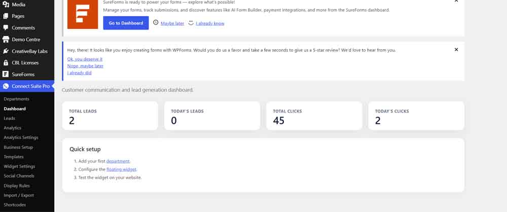 Admin Screen 1